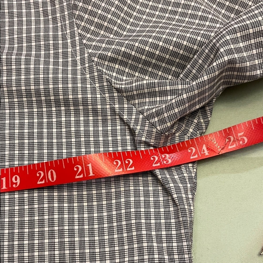 Nordstrom Men's Gray Checkered Button Down Shirt size XL - Picture 5 of 7